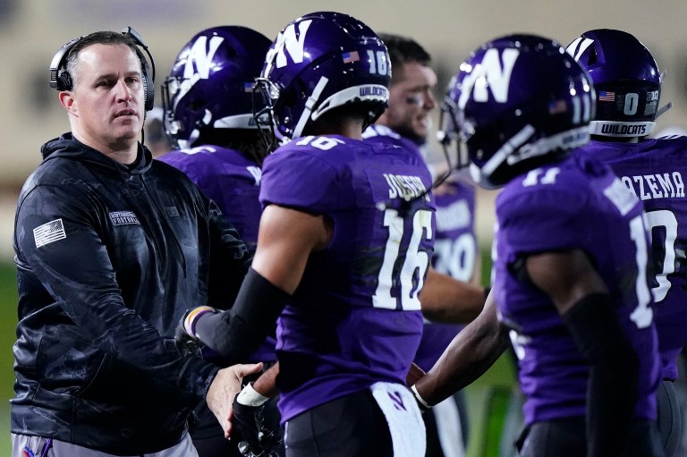 BLM, pro-Palestine protesters storm field during Northwestern University Football Game
