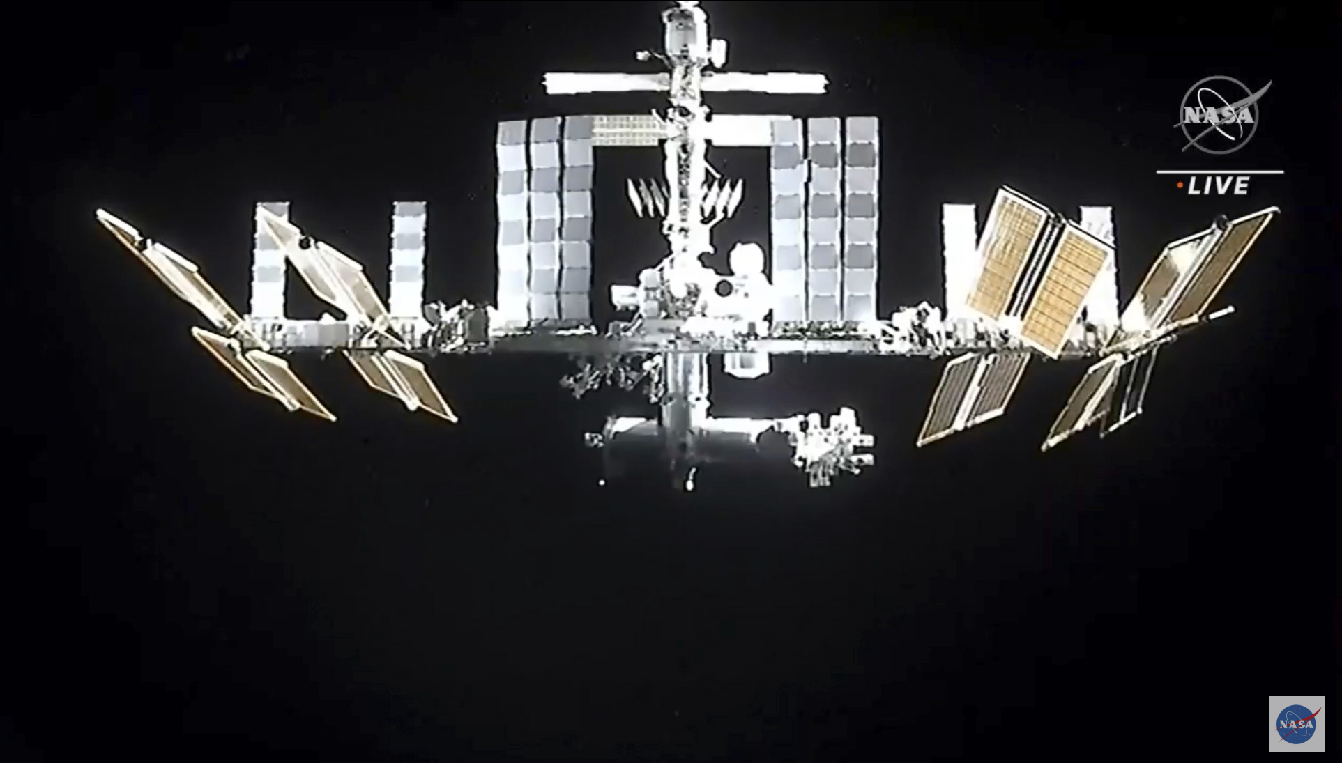 International Space Station astronauts take cover from space debris amid reports Russia shot down satellite
