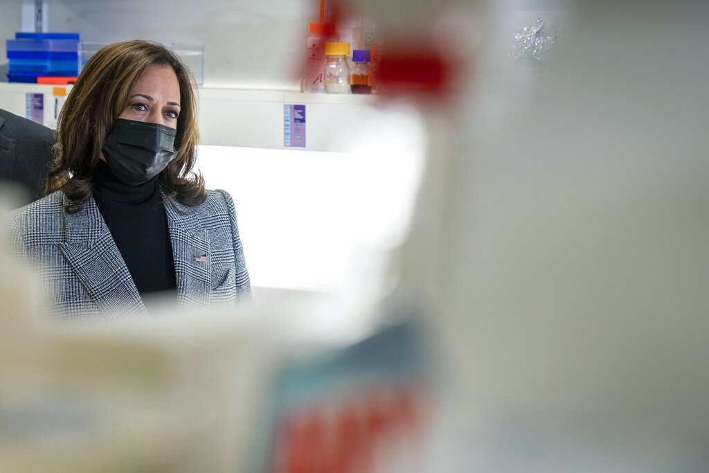 Why is Kamala Harris here? French confused by veep’s visit