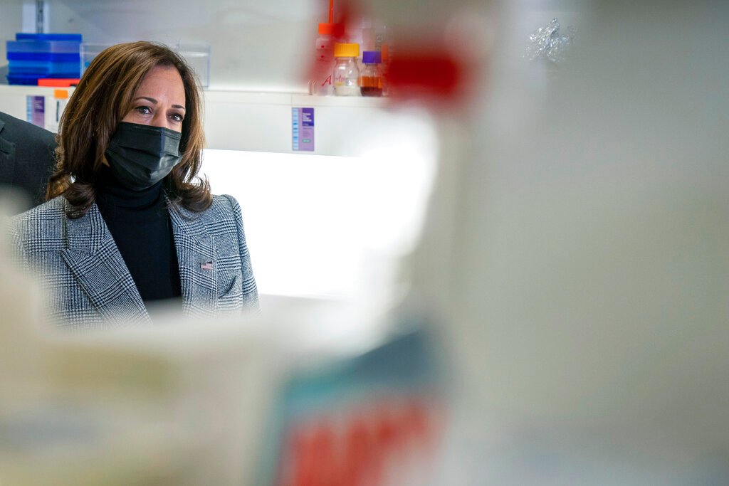 Why is Kamala Harris here? French confused by veep’s visit