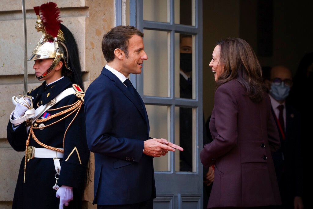 Harris’s Paris trip doesn’t solve her growing political problems at home