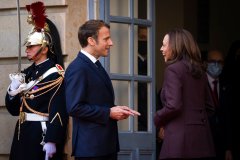 Harris’s Paris trip doesn’t solve her growing political problems at home