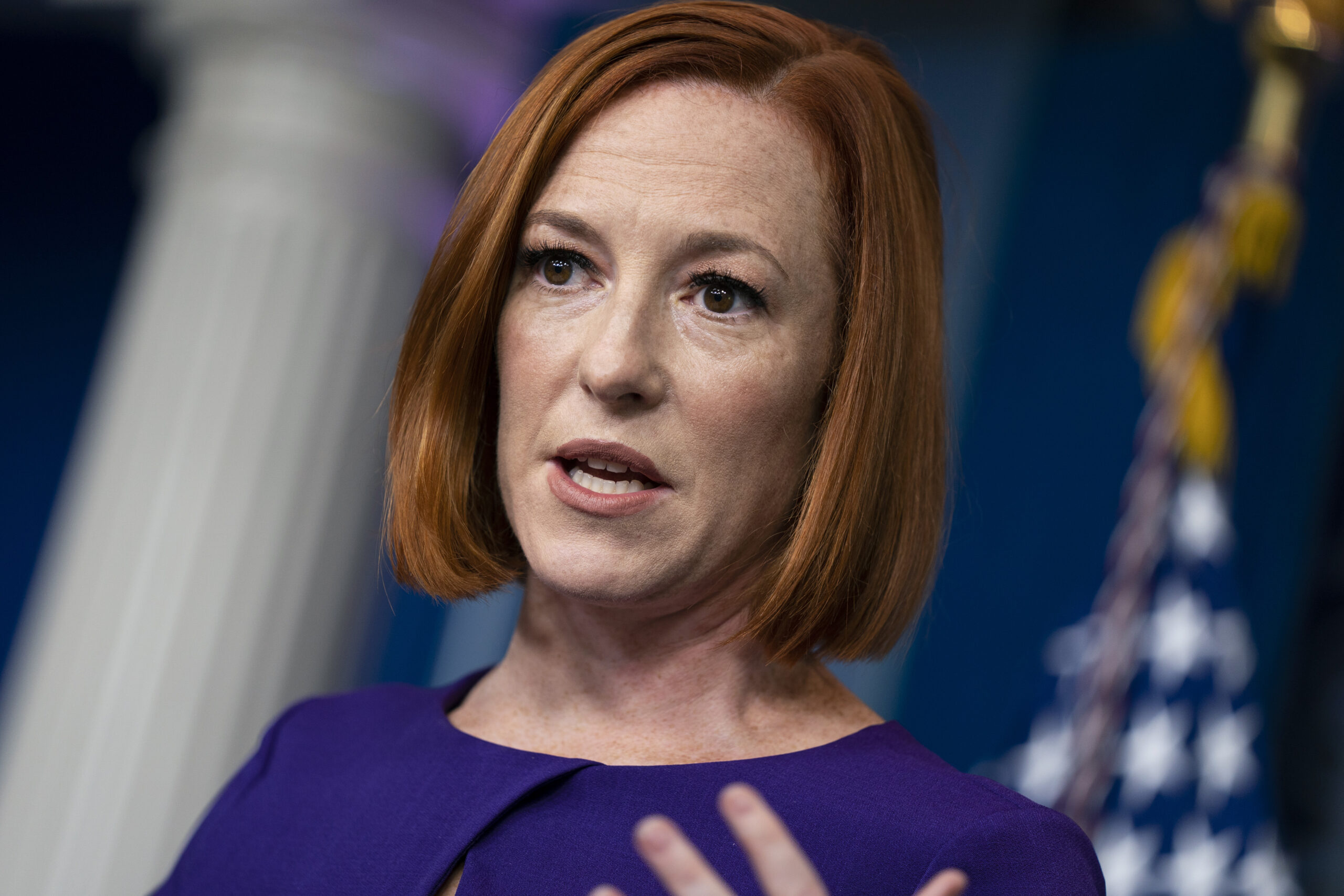 Psaki holds first briefing since testing positive for COVID-19