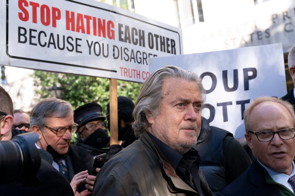 Judge rules Bannon can’t use key defense in Jan. 6 contempt case