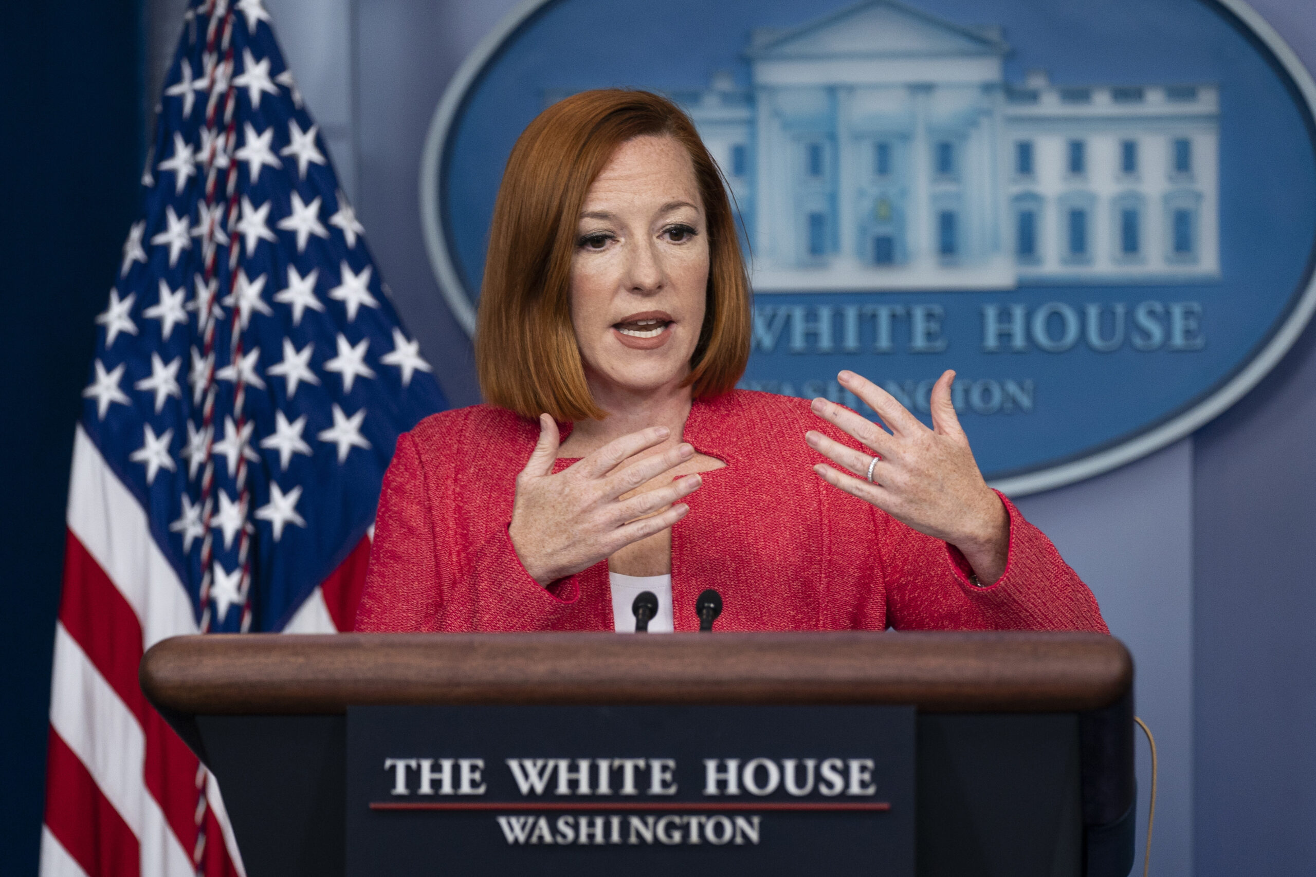 White House defends Biden travel ban after digs against Trump