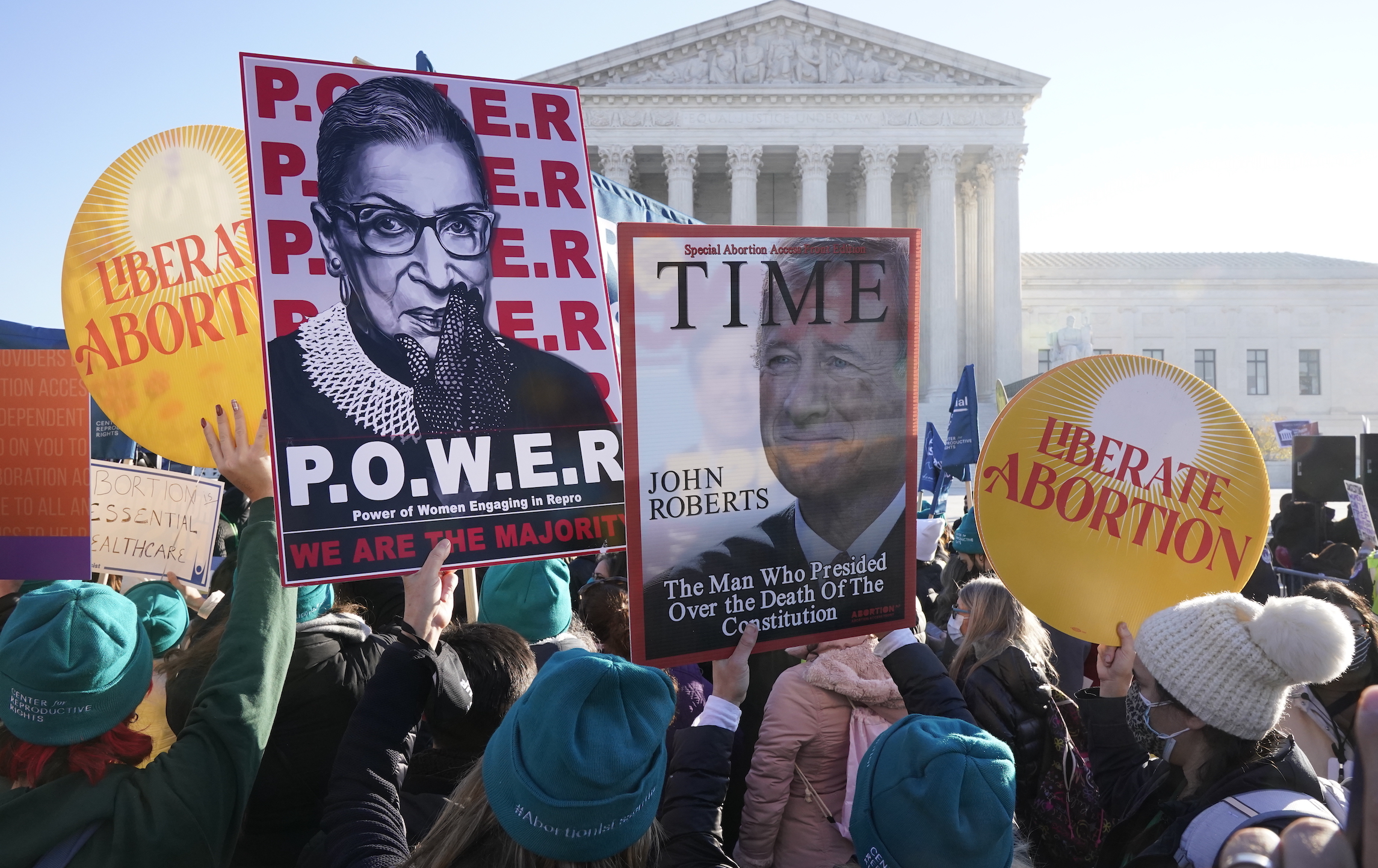 SEE IT: Pro-choice protesters pop ‘abortion pills’ during SCOTUS demonstration