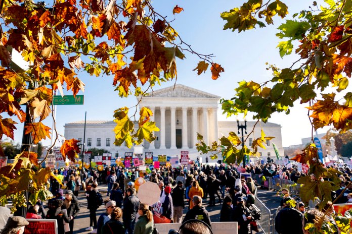 ‘Roe is in play’: As Supreme Court hears landmark case, Congress draws battle lines on abortion