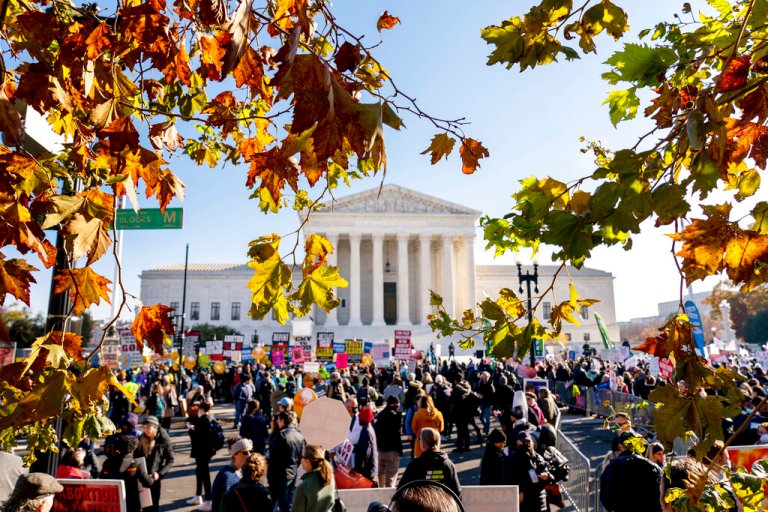 ‘Roe is in play’: As Supreme Court hears landmark case, Congress draws battle lines on abortion