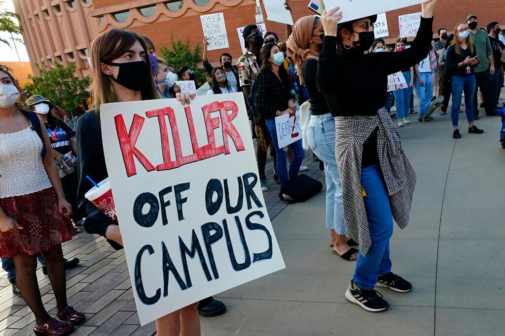 ASU students protest over Kyle Rittenhouse even after he drops enrollment