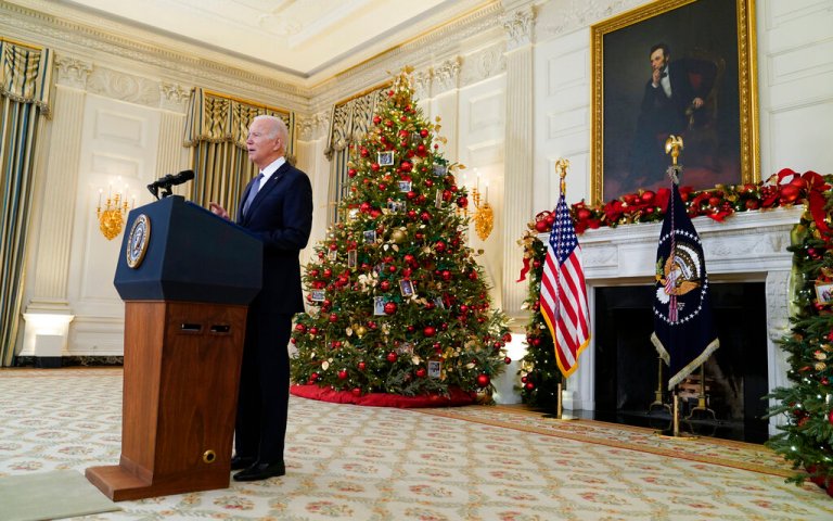 Biden vows ‘meaningful set of initiatives’ to dissuade Putin from Ukraine incursion