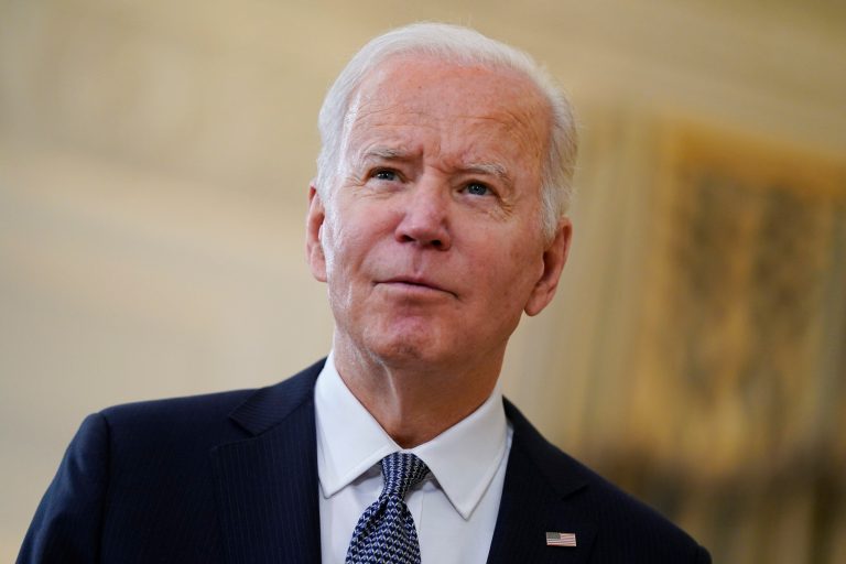 ‘It’s just a cold’: Biden insists he is all right after croaky voice during jobs address