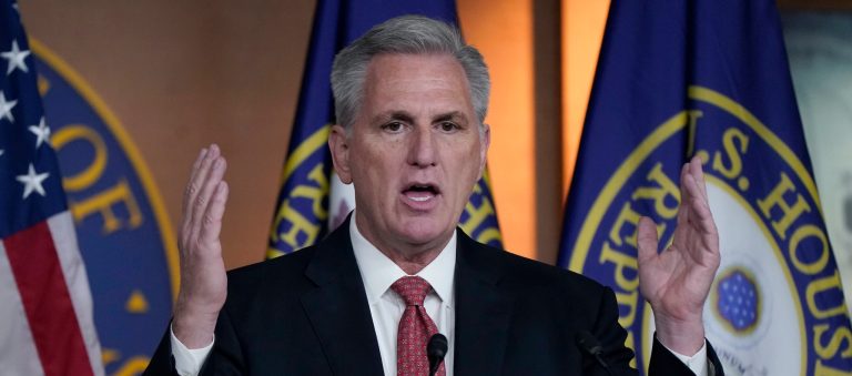 McCarthy floats House member stock trading ban if Republicans win majority