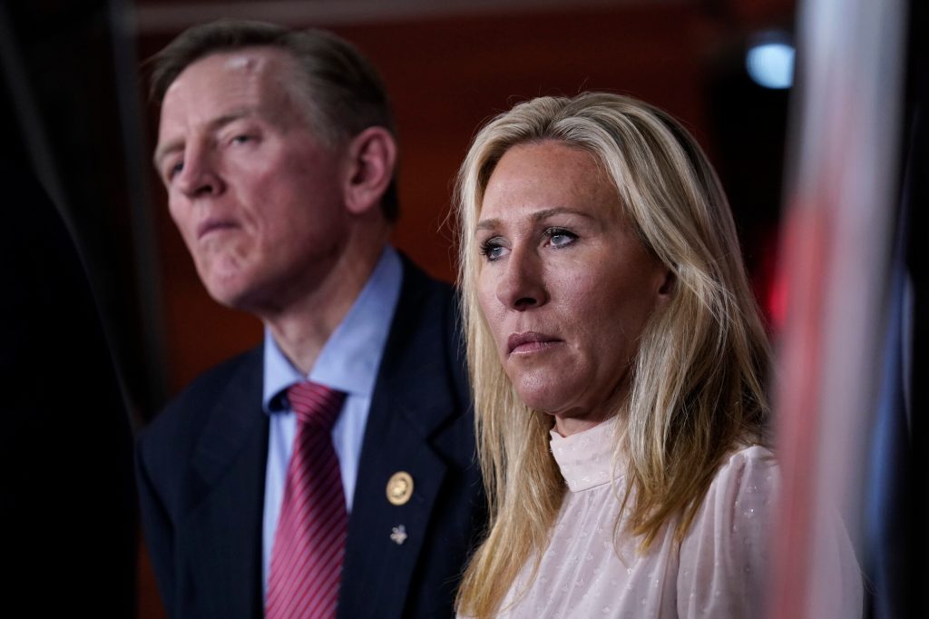 Republicans should act on Gosar and Greene white supremacist ties