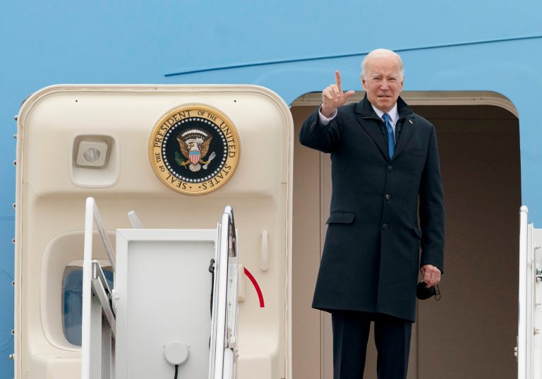 ‘Infrastructure decade, man’: Biden’s traveling infrastructure show hits Kansas City