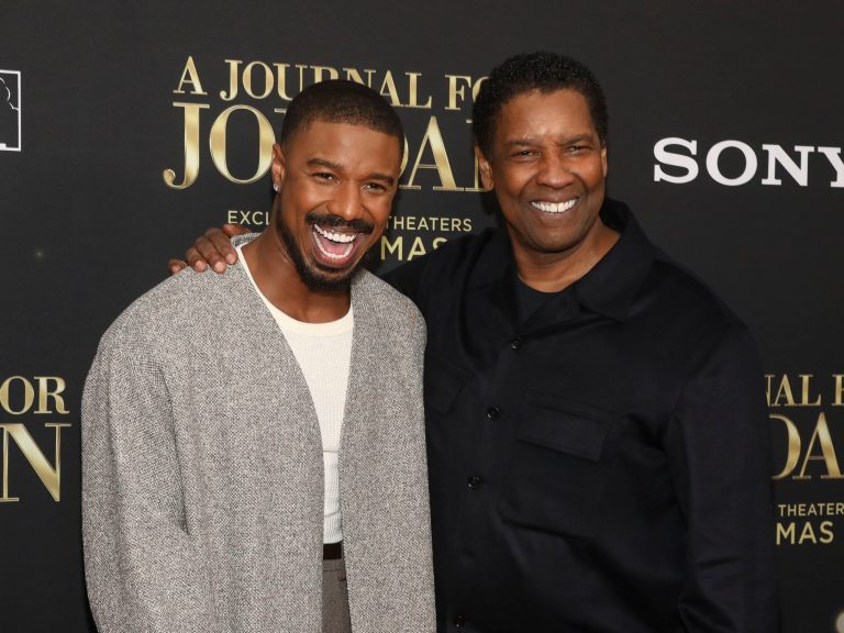 Denzel Washington, A Journal for Jordan premiere