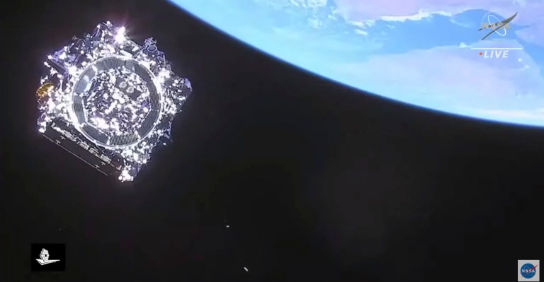 NASA successfully deploys sun shield on James Webb Space Telescope