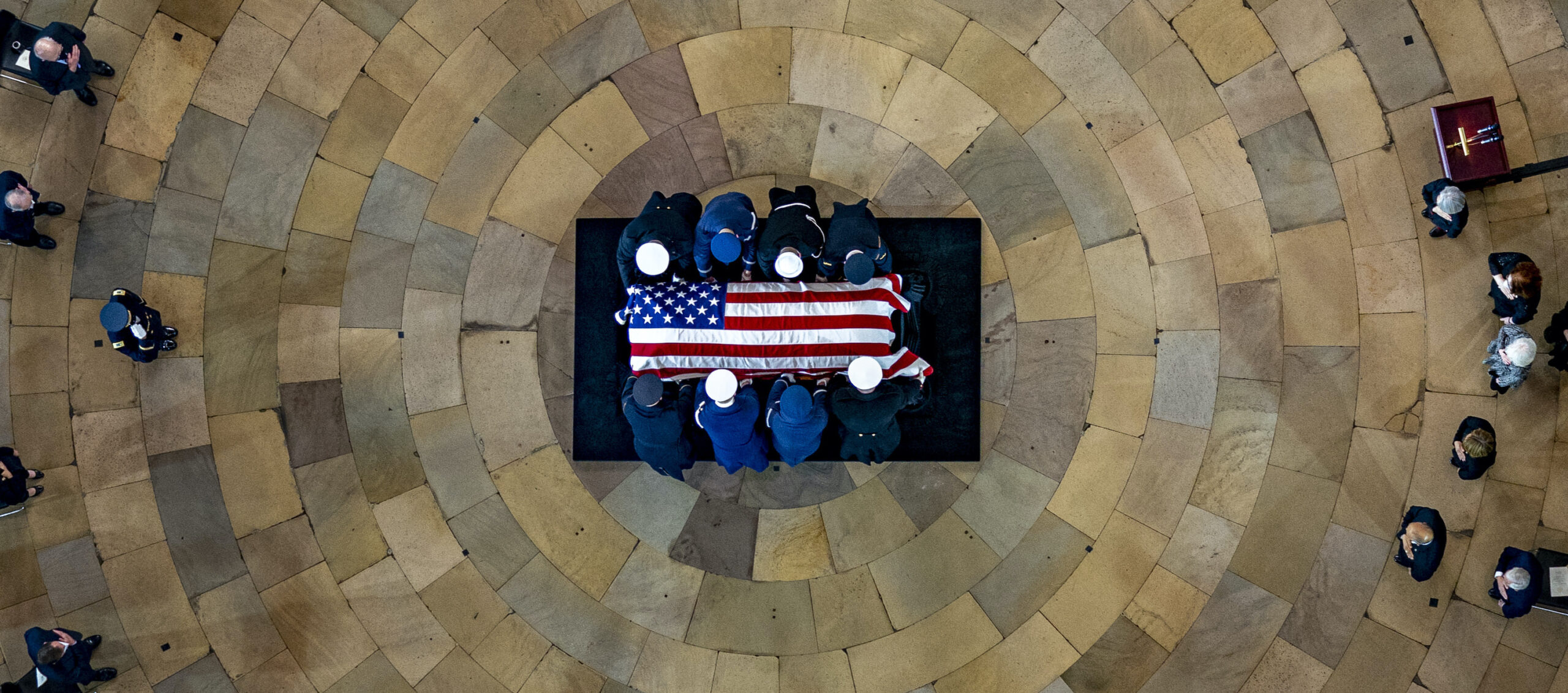 Former Senate leader Harry Reid lies in state at US Capitol