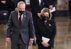 ‘An abomination’: Pelosi and Schumer blast leaked Supreme Court abortion opinion