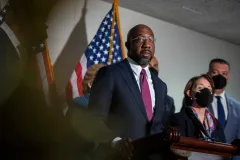 Stacey Abrams and Sen. Raphael Warnock remember they have to face Georgia voters in 2022