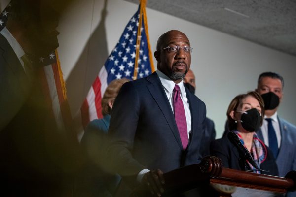 Warnock admits to signing email with false claims about Georgia’s voting law