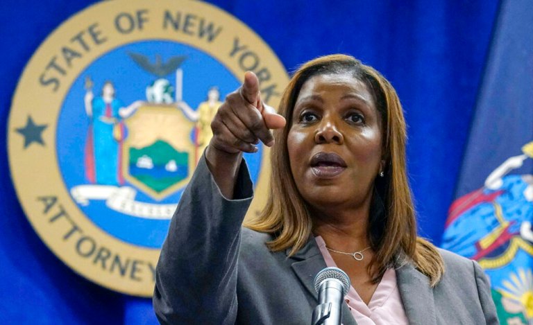 New York Attorney General Letitia James.
