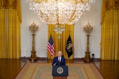 Biden declines to scale back social welfare and climate spending agenda