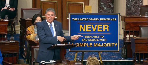 Manchin condemns ‘perilous’ filibuster change