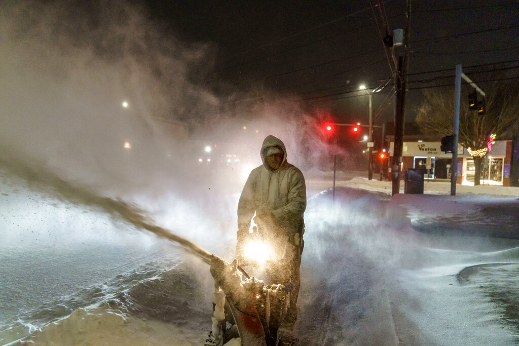 Thousands on East Coast left without power after winter storm