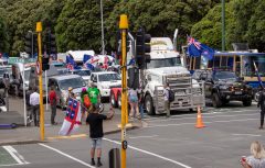 New Zealand capital hit with Canadian-style trucker convoy protesters