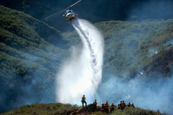 Major brush fire prompts mass evacuations in Laguna Beach, California