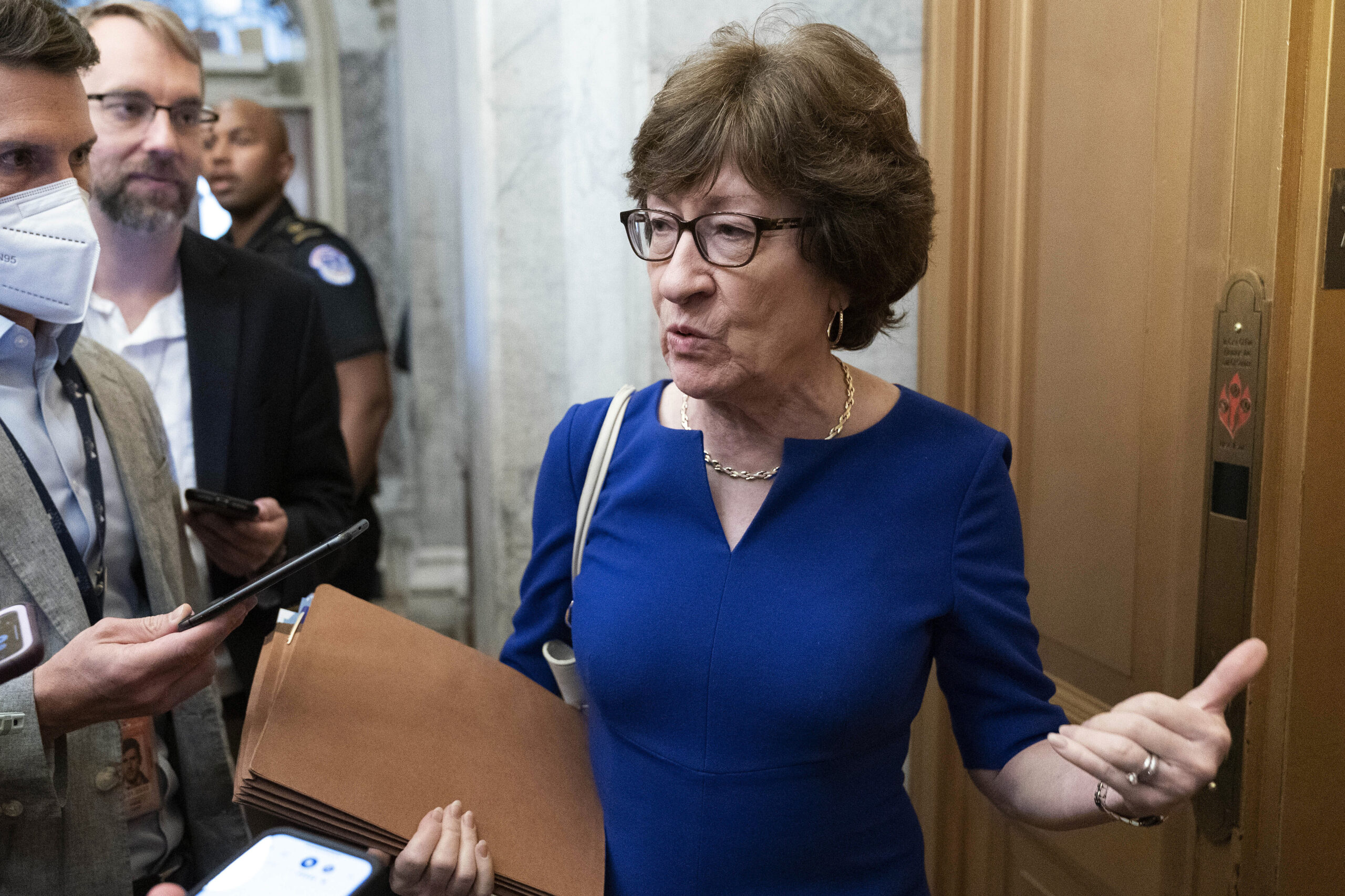 Former military contractor executives charged for making illegal donations to Susan Collins