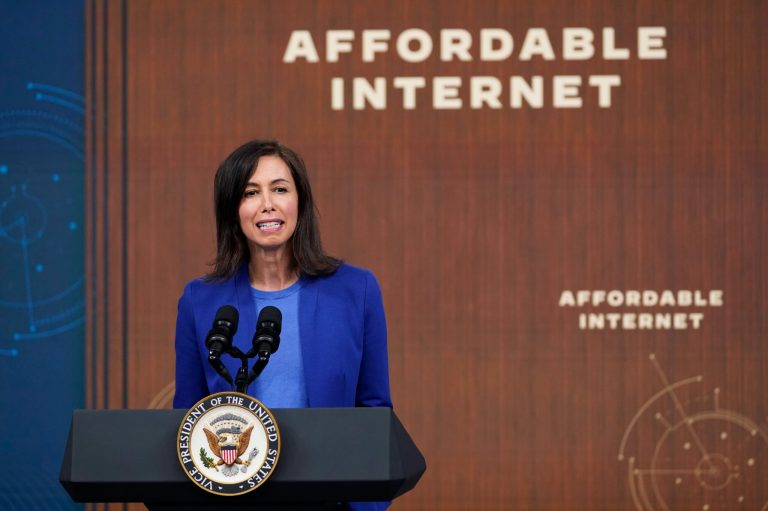 Federal Communications Commission Chairwoman Jessica Rosenworcel.