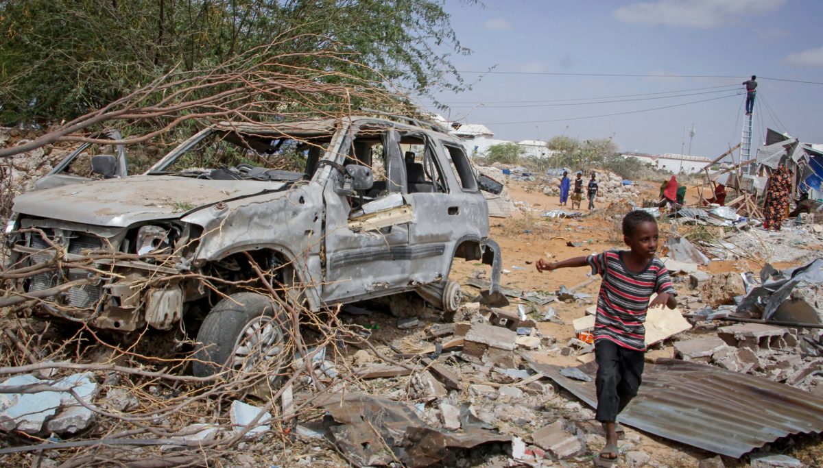 Thirteen killed, 18 wounded in suicide blast at Somali restaurant