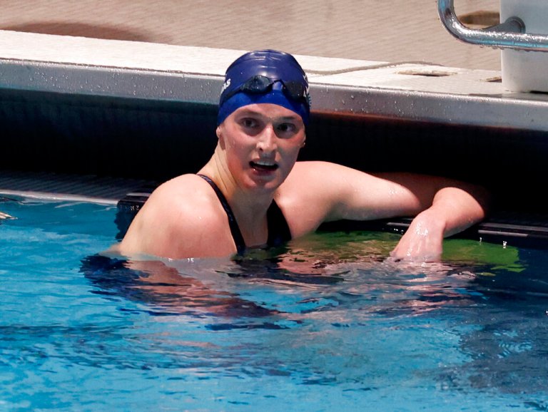 Transgender swimmer Lia Thomas sets record in Ivy League’s 500-yard freestyle