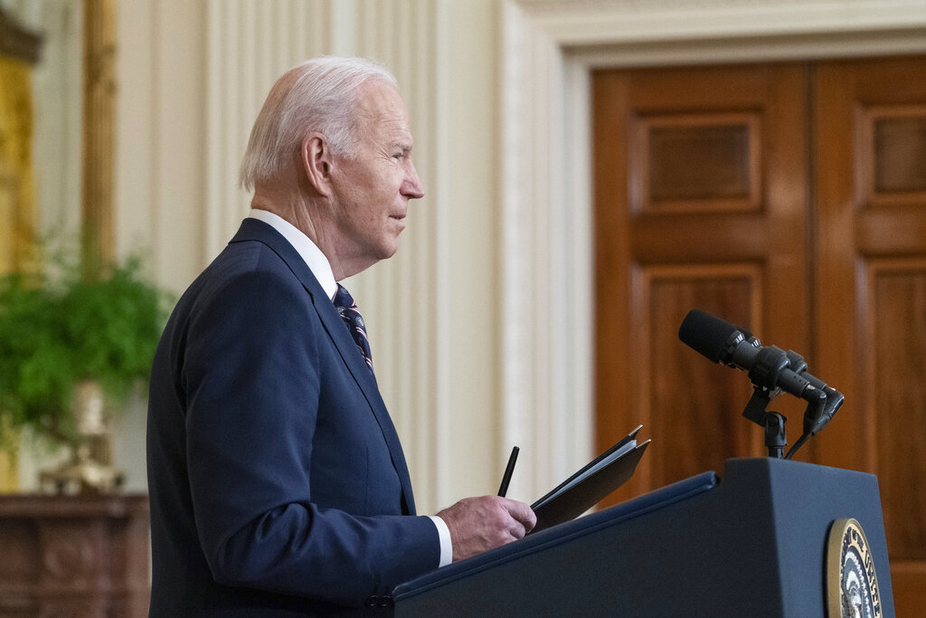Biden pressed on whether his words and deeds are enough to counter Putin