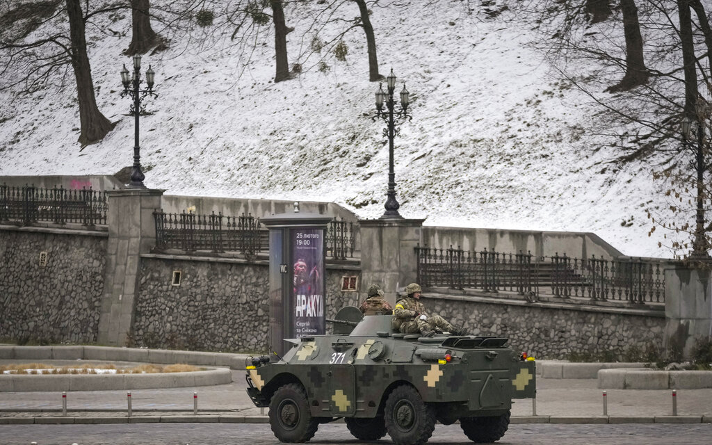 Russian troops bomb Kyiv TV tower as Putin’s convoy closes in on capital