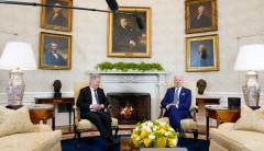 Leaders of Sweden and Finland head to White House on verge of NATO membership