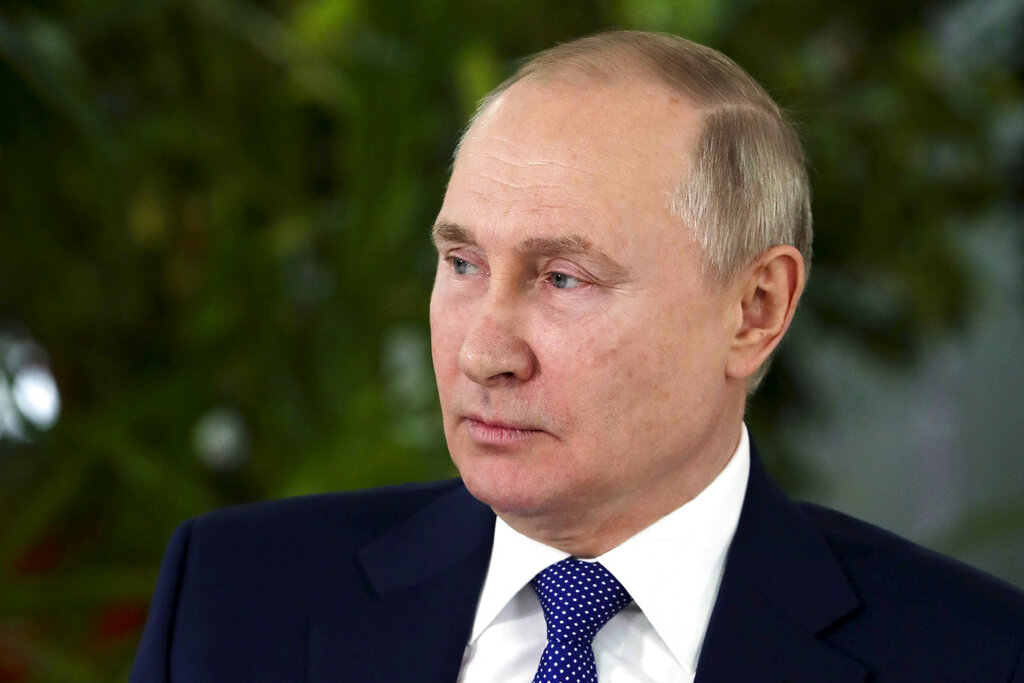 A flustered Vladimir Putin seeks to regain the initiative in Ukraine