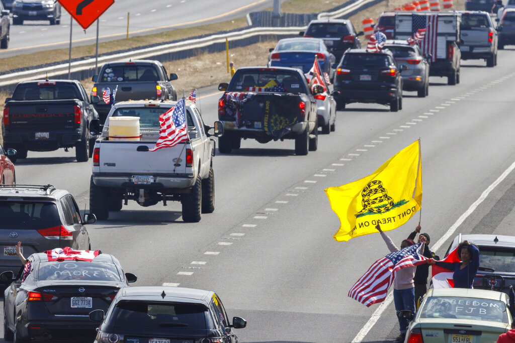 Trucker convoy brings traffic and honking to DC
