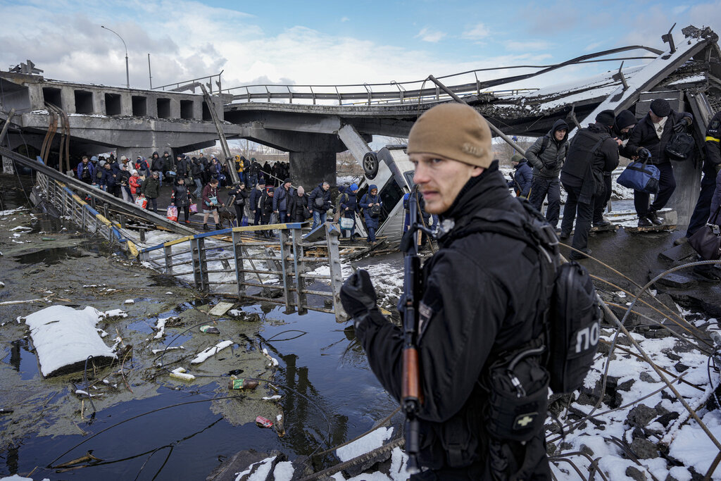 Ukraine to open seven humanitarian corridors for evacuation