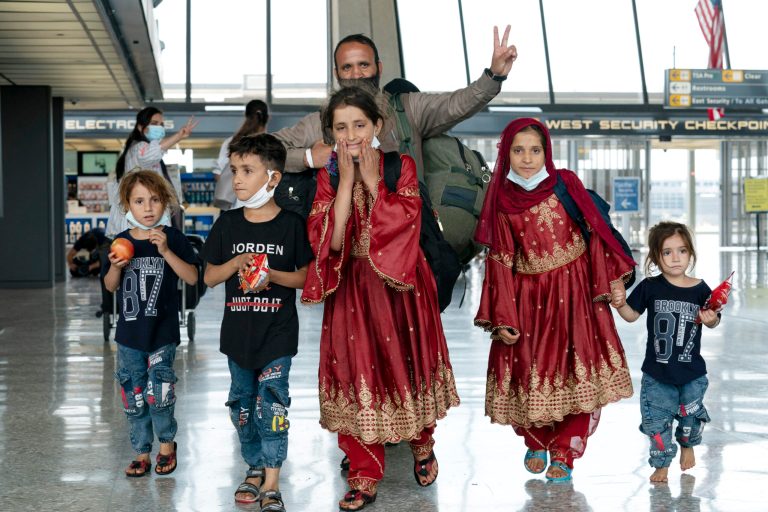 Hundreds of Afghan refugees arrive at processing center in Virginia’s Loudoun County