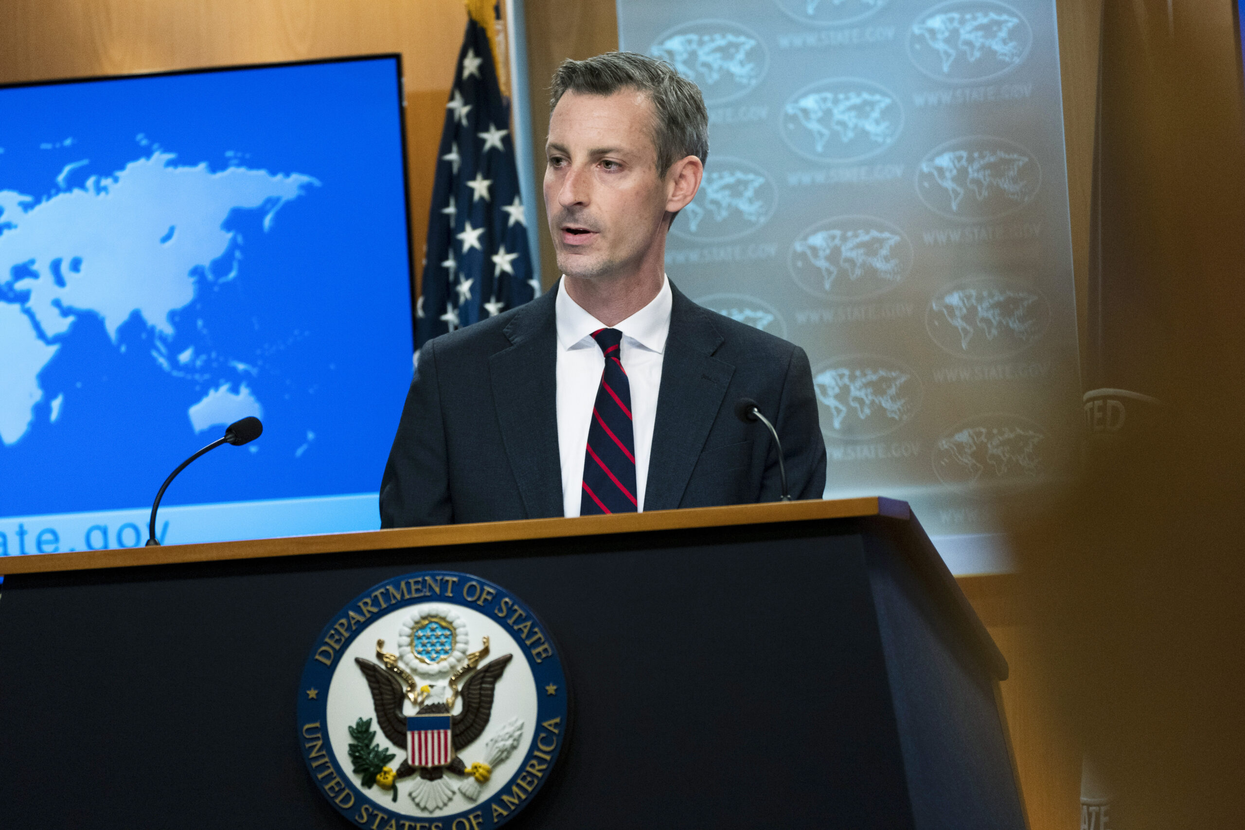State Department says US ‘won’t stand by’ if China tries to ‘bail Russia out’