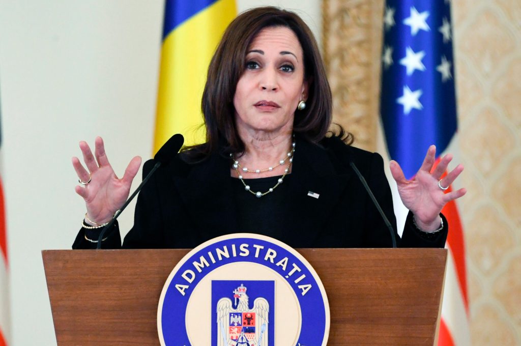 ‘Look at the map’: Kamala Harris rambles when asked how long inflation will go on
