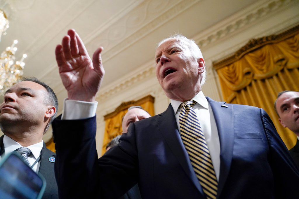 Biden says he thinks Putin is ‘a war criminal’