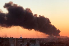 Multiple Russian cruise missiles strike near Lviv airport in western Ukraine