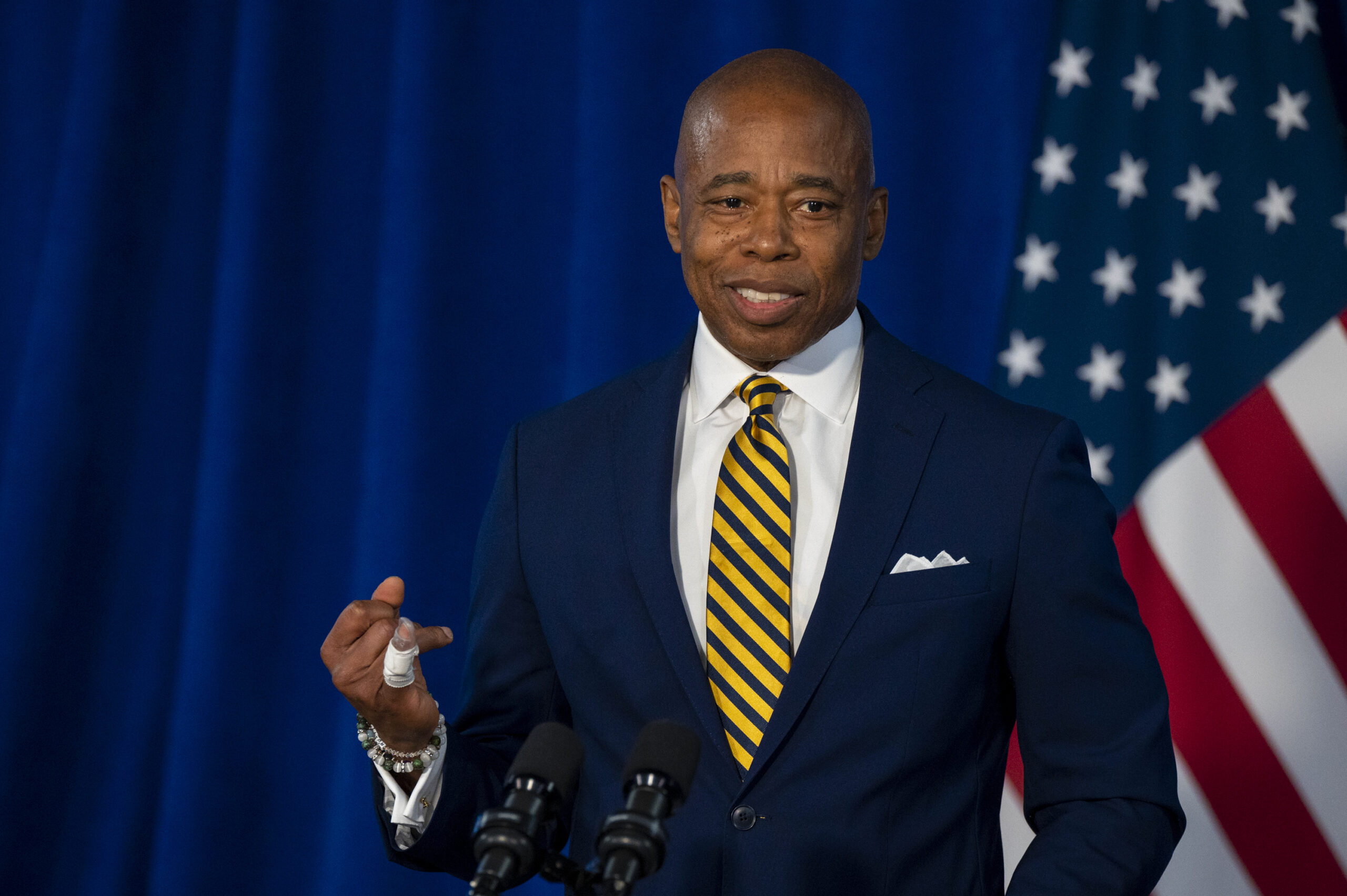 Eric Adams announces end to masking for school children under 5