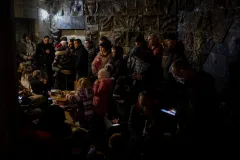 Officials: Russia bombed Mariupol school housing 400