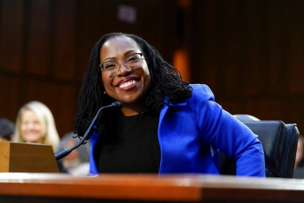 Ketanji Brown Jackson lets the mask slip