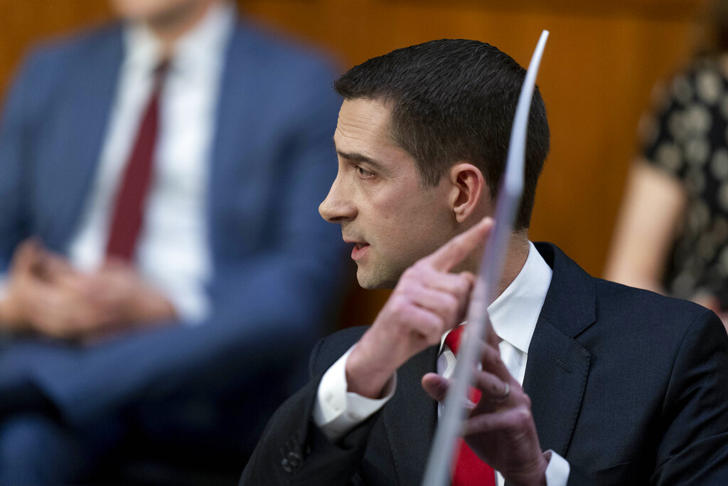 WATCH: Tom Cotton says ‘remember that on Jan. 6, gas was at $2.40 a gallon’