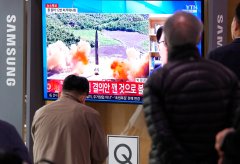 North Korea launches largest suspected ballistic missile since 2017